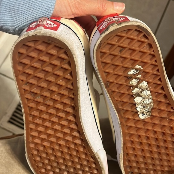 Vans Retro Sport- Suede Racing Red classic white sneakers size 6 - Picture 12 of 13